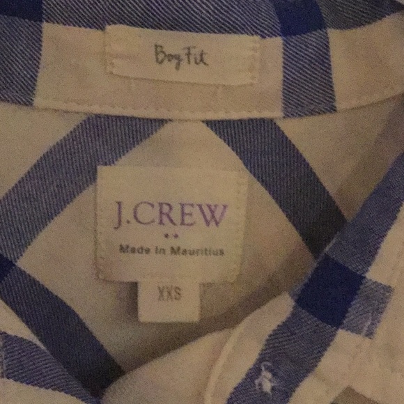 J. Crew Shirt Boy Fit Size XXS - Picture 3 of 4
